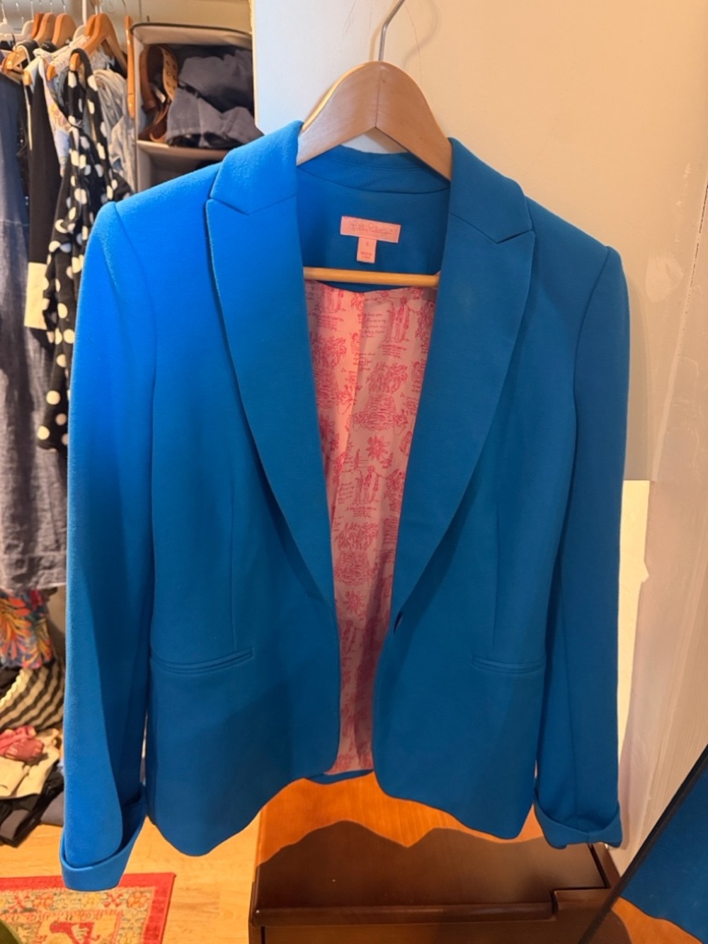 Lilly Pulitzer Bright Blue Women's Blazer